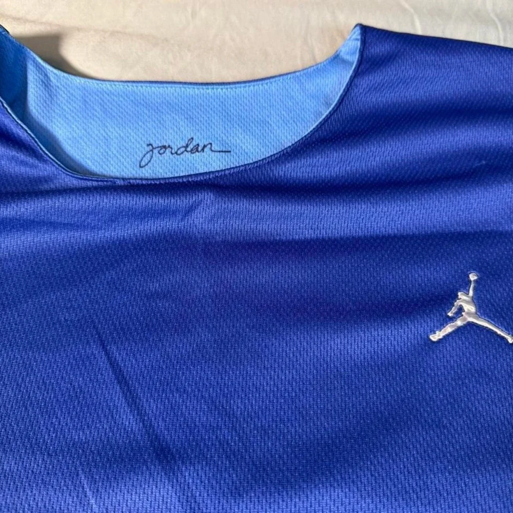 Jordan Reversible Basketball Jersey XL Blue Athletic‎ Tank Top Jumpman